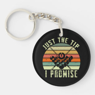 Porte-clés Juste Le Conseil Je Promets Billard