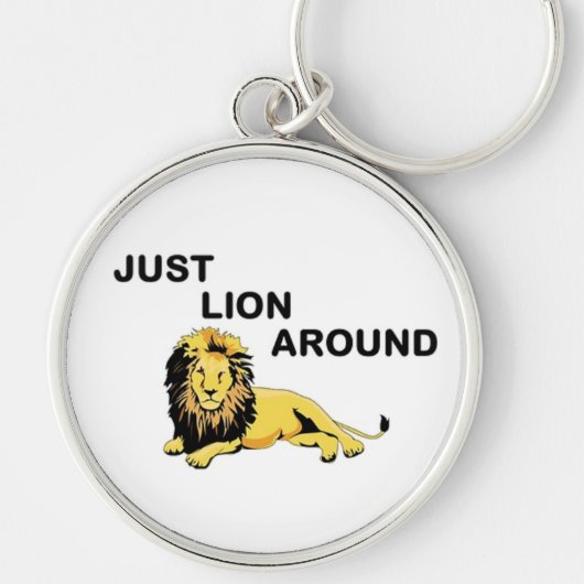 PORTE-CLÉS JUSTE LION AUTOUR (Devant)