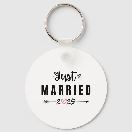 Porte-clés Juste Mariés Été 2025 Lune de Miel Mariage Couples (Recto)