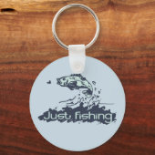 Porte-clés Juste porte - clé de pêche (Recto)