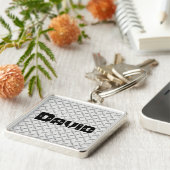 Porte-clés Juste pour le porte - clé de plat de diamant des (Côté)