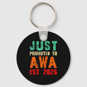 Porte-clés Juste promu à awa est 2026 vintage grand-mère 26 J