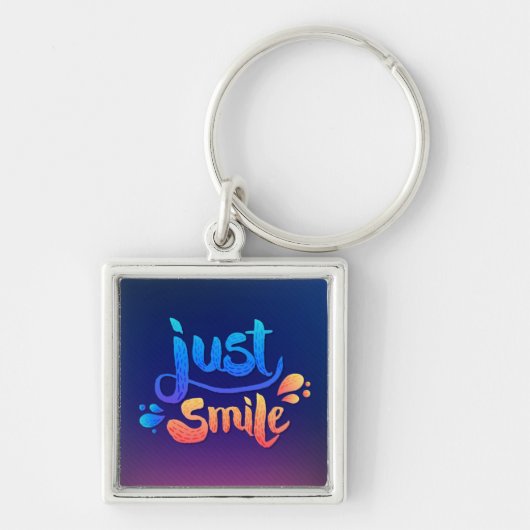 Porte-clés Juste sourire (Devant)
