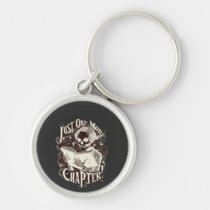 Porte-clés Juste un autre chapitre Skeleton Reader amusant