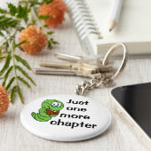 Porte-clés Juste un autre chapitre ver de livre (Côté)