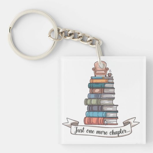 Porte-clés Juste un chapitre de plus - Conception de livre co (Devant)