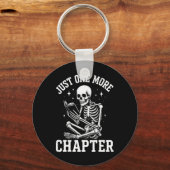Porte-clés Juste Un Chapitre De Plus Skeleton Lecteur Lecture (Recto)