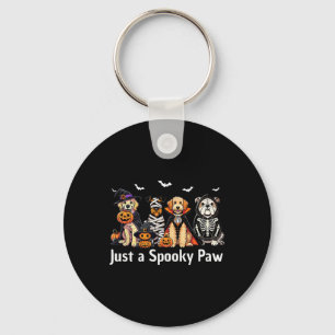 Porte-clés Juste Un Éffrayant Paw Halloween Amoureux des chie