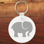 Porte-clés Juste un éléphant gris (Recto)