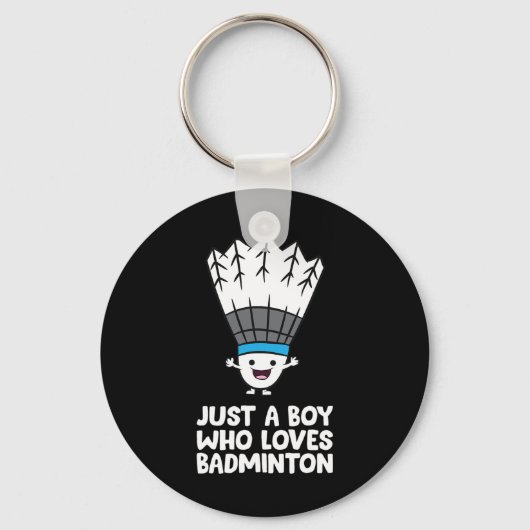 Porte-clés Juste Un Garçon Qui Aime Dminton (Recto)