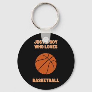 Porte-clés Juste Un Garçon Qui Aime Le Basket Basket-Ball