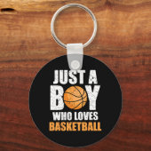Porte-clés Juste Un Garçon Qui Aime Le Basketball 1 (Recto)