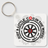 Porte-clés Juste un petit cog dans la roue (Recto)