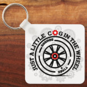 Porte-clés Juste un petit cog dans la roue (Recto)