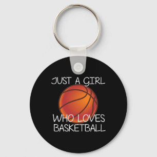 Porte-clés Juste Une Fille Qui Aime Basketball Sport Ball Jou