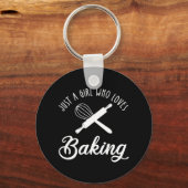 Porte-clés Juste Une Fille Qui Aime Faire La Cuisine (Verso)