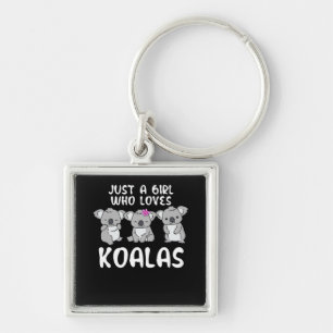 Porte-clés Juste Une Fille Qui Aime Koalas Dons Koala