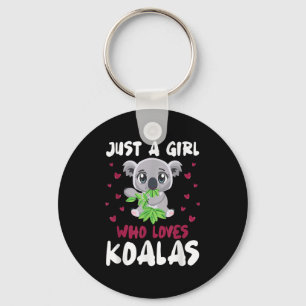 Porte-clés Juste Une Fille Qui Aime Koalas Drôle Koala Lover 