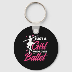 Porte-clés Juste Une Fille Qui Aime La Danse De Ballet