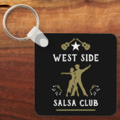 Porte-clés Juste Une Fille Qui Aime La Danse Salsa (Recto)
