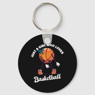 Porte-clés Juste Une Fille Qui Aime Le Basketball - Fille De