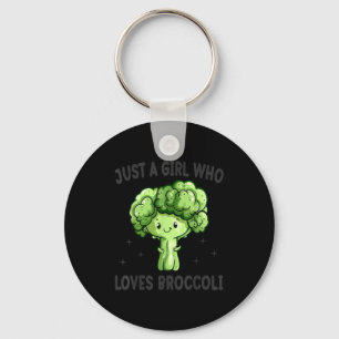 Porte-clés Juste Une Fille Qui Aime Le Brocoli Drôle Amour Br