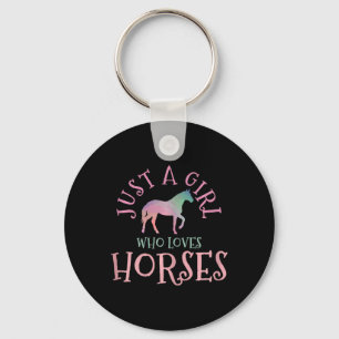 Porte-clés Juste Une Fille Qui Aime Les Chevaux Cheval Équita