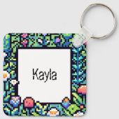 Porte-clés Juste une fille qui aime les Plantes (Dos)