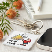 Porte-clés Juste une grande bière Porte - clé amusant (Devant Droit)