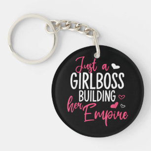 Porte-clés Juste une patronne qui construit son empire femmes