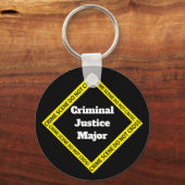 Porte-clés Justice pénale personnalisable (Recto)