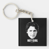 Porte-clés Justin Trudeau - hé fille - .png (Devant)