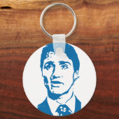 Porte-clés Justin Trudeau libéral (Recto)