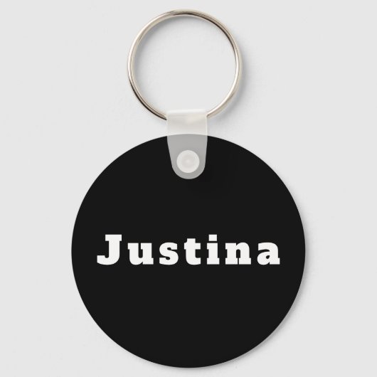 Porte-clés Justina (Recto)