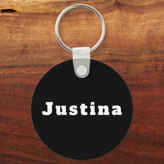 Porte-clés Justine (Recto)