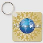 Porte-clés J'utilise tous les mots / Non conforme (Recto)