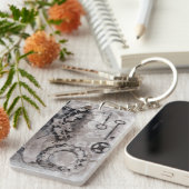 Porte-clés Juxtaposition II (Devant droit)