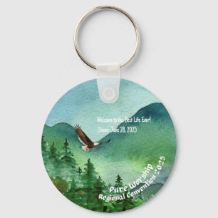 Porte-clés JW 2025 Convention Baptême Keepsaké cadeau