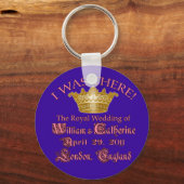Porte-clés J'Y Étais La Mémorabilie Royale Mariage (Recto)