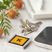 Porte-clés K - Chimie du potassium Symbole du tableau périodi (Côté)