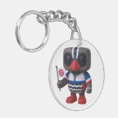 Porte-clés Kagu Okinawa (Devant gauche)