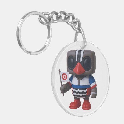 Porte-clés Kagu Okinawa (Devant gauche)