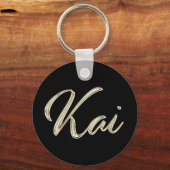Porte-clés Kai Name whitegold Button (Recto)