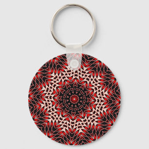 Porte-clés Kaleidoscope à feuilles chaudes