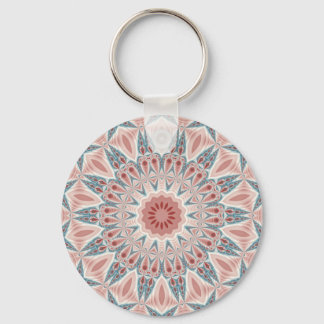 Porte-clés Kaleidoscope Abstrait moderne Mandala Fractal Art