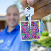 Porte-clés Kaleidoscope cosmique : Porte - clé triquetra dyna