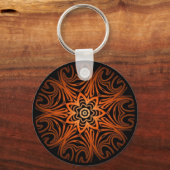 Porte-clés Kaléidoscope décoratif à deux tons (Recto)