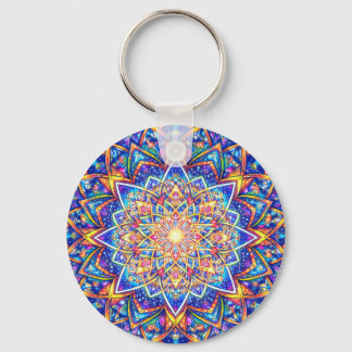 Porte-clés Kaleidoscope Mandala Radiante – Harmonie des Coule