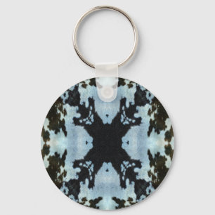 Porte-clés Kaleidoscope vache cache motif