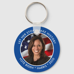 Porte-clés Kamala Harris 2020 photo de conservation collectiv